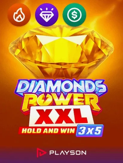 Diamonds Power XXL Hold And Win by Playson, game artwork